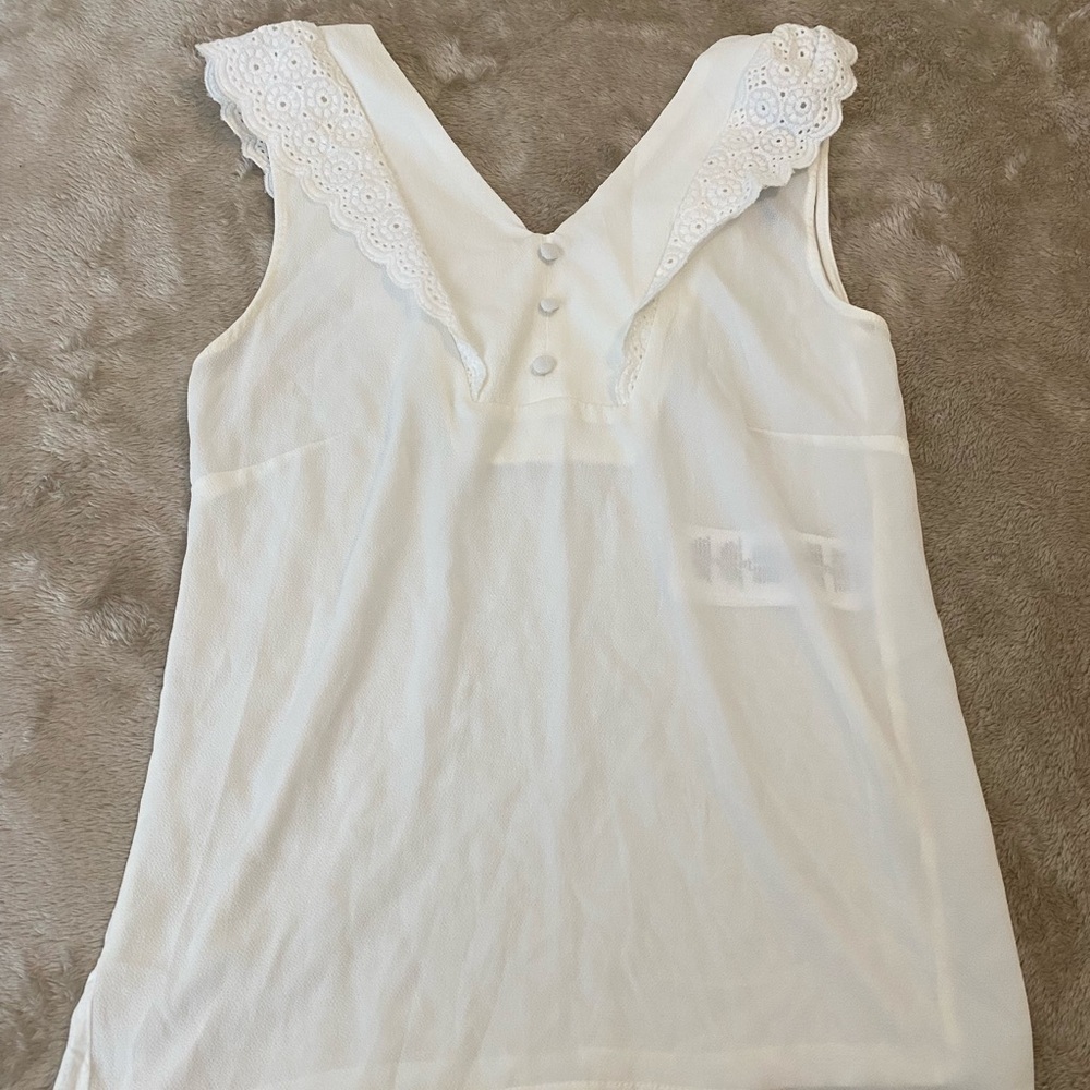 Naf Naf V Neck Tank Top